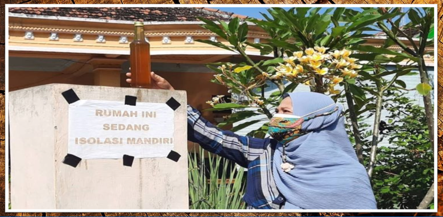 Warga di Madiun Bagikan Jamu Gratis untuk Pasien Isoman
